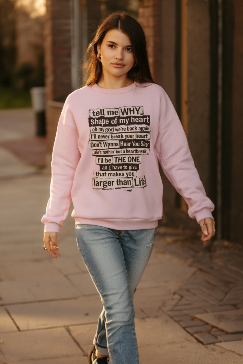 90s Boy Band Nostalgia Tee |  Greatest Hits Lyrics Sweatshirt | Las Vegas Sphere Concert Tee