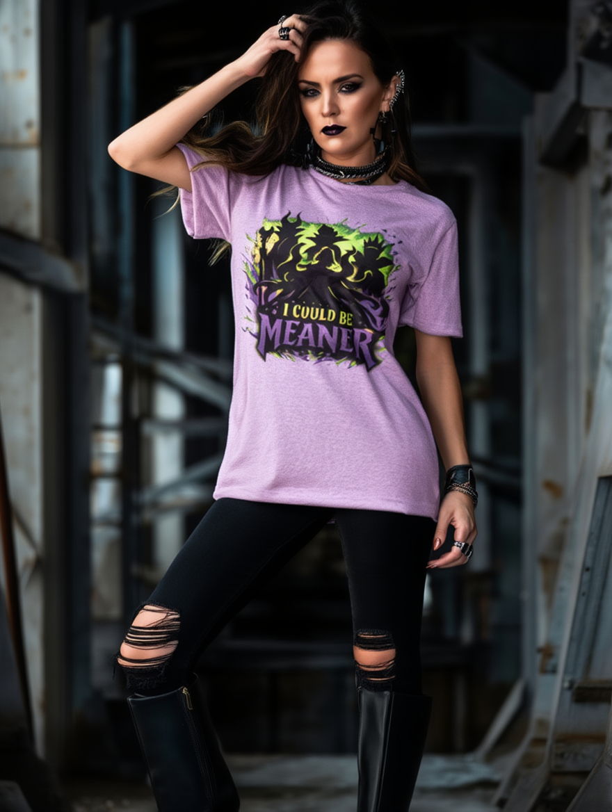 I Could Be Meaner Shirt, Villain Era Tee, Halloween Villain Shirt