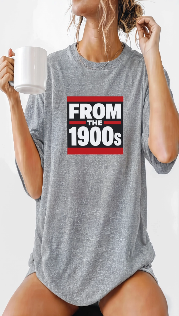 From the 1900s Shirt, Retro Vintage 90s Nostalgia Tee, Funny Throwback Shirt, Gen X Millennial Gift, Y2K Streetwear