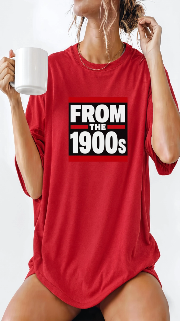 From the 1900s Shirt, Retro Vintage 90s Nostalgia Tee, Funny Throwback Shirt, Gen X Millennial Gift, Y2K Streetwear