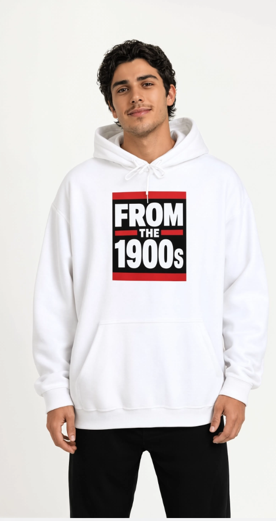 From the 1900s Sweatshirt, Retro Vintage 90s Nostalgia Hoodie, Funny Throwback Sweatshirt, Gen X Millennial Gift, Y2K Streetwear