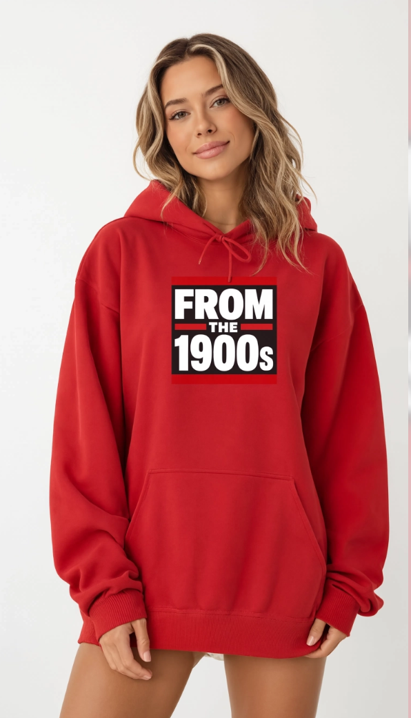 From the 1900s Sweatshirt, Retro Vintage 90s Nostalgia Hoodie, Funny Throwback Sweatshirt, Gen X Millennial Gift, Y2K Streetwear