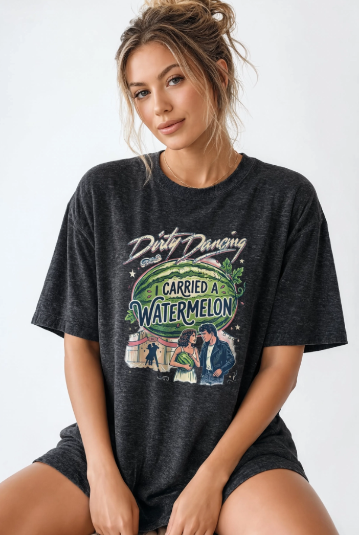 I Carried a Watermelon shirt | Dirty Dancing movie tee, retro summer graphic