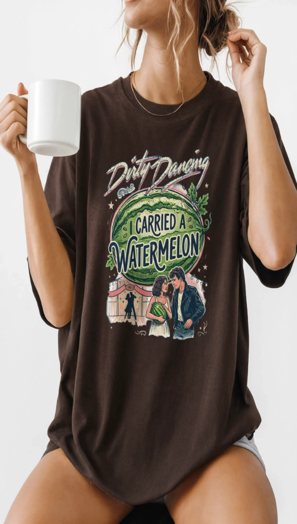 I Carried a Watermelon shirt | Dirty Dancing movie tee, retro summer graphic