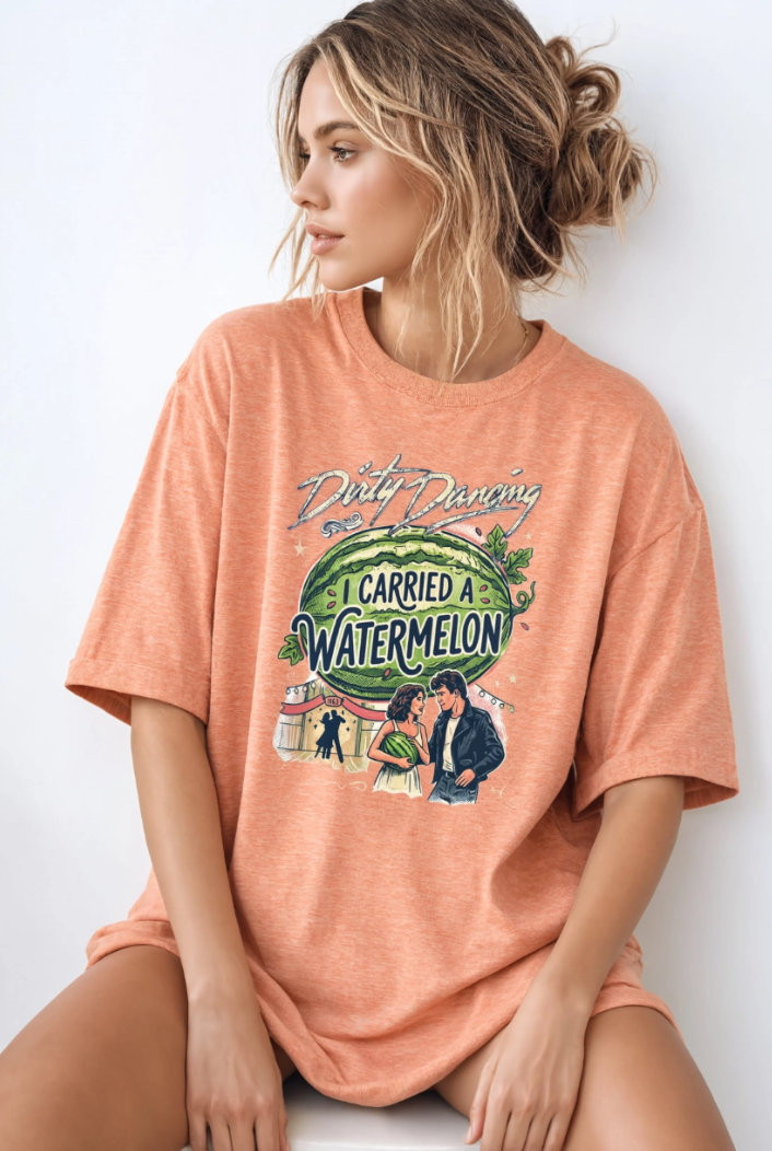 I Carried a Watermelon shirt | Dirty Dancing movie tee, retro summer graphic