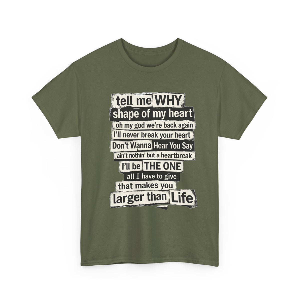 90's Boy Band Nostalgia Lyrics Tee | Concert Shirt for Vegas Sphere Residency
