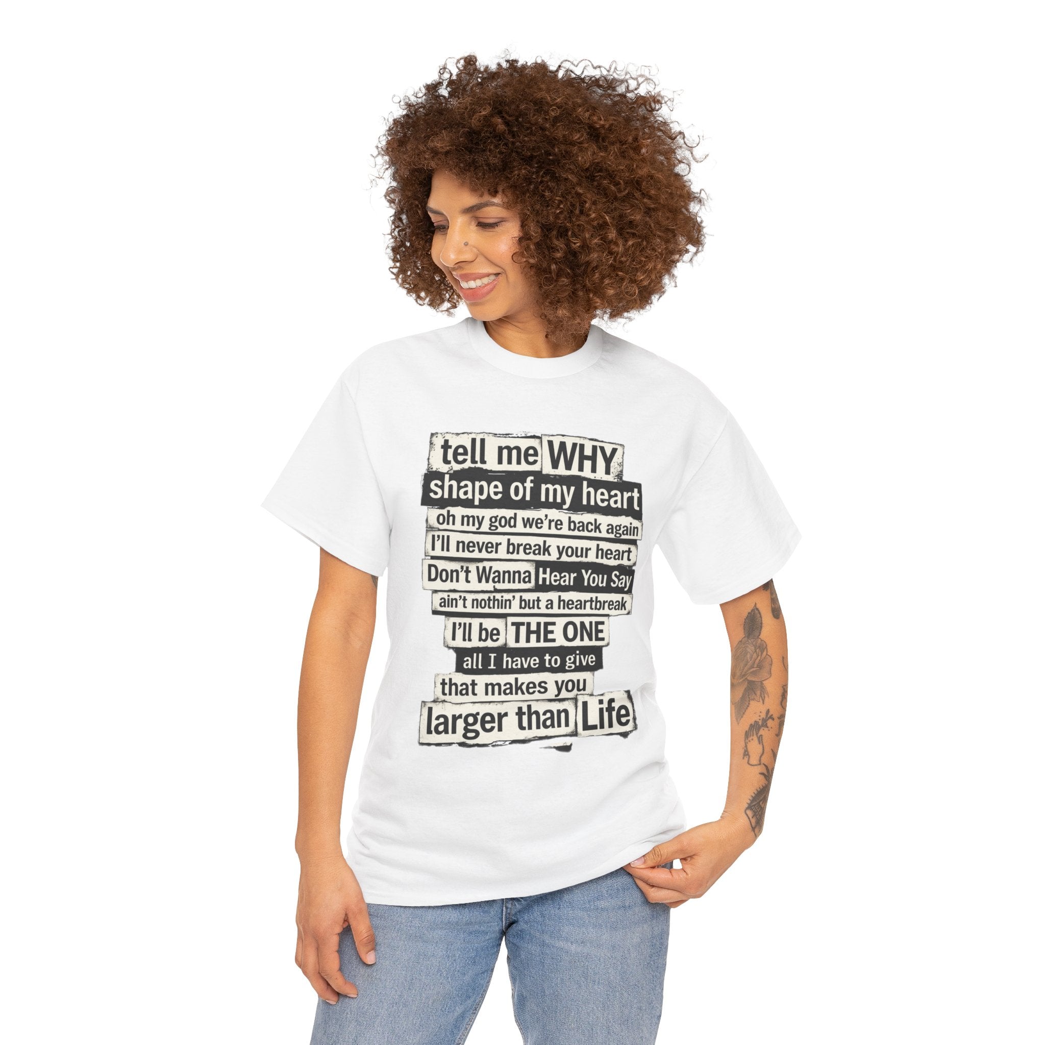 90's Boy Band Nostalgia Lyrics Tee | Concert Shirt for Vegas Sphere Residency