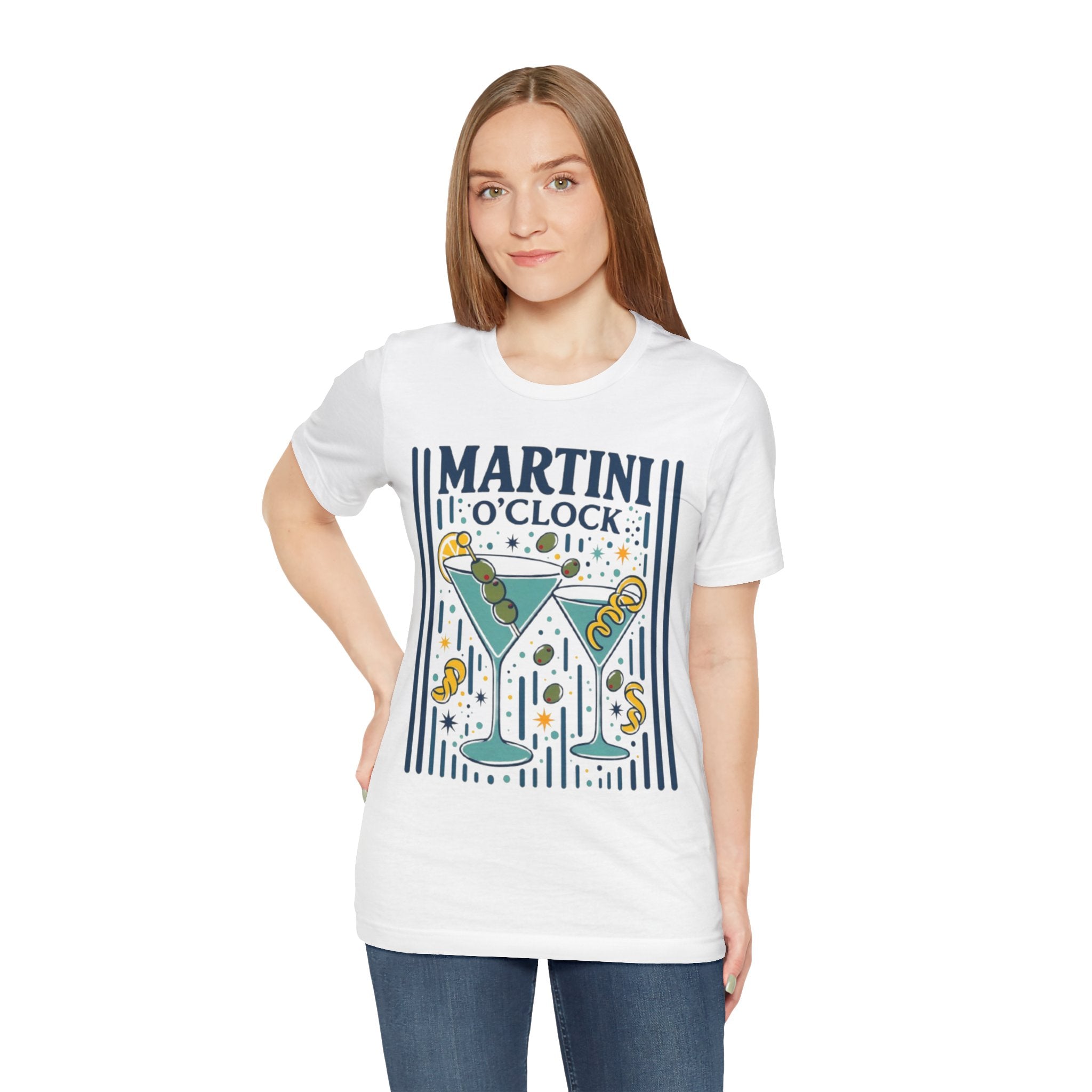 Martini O'Clock Martini Tee | Cocktail Graphic Shirt