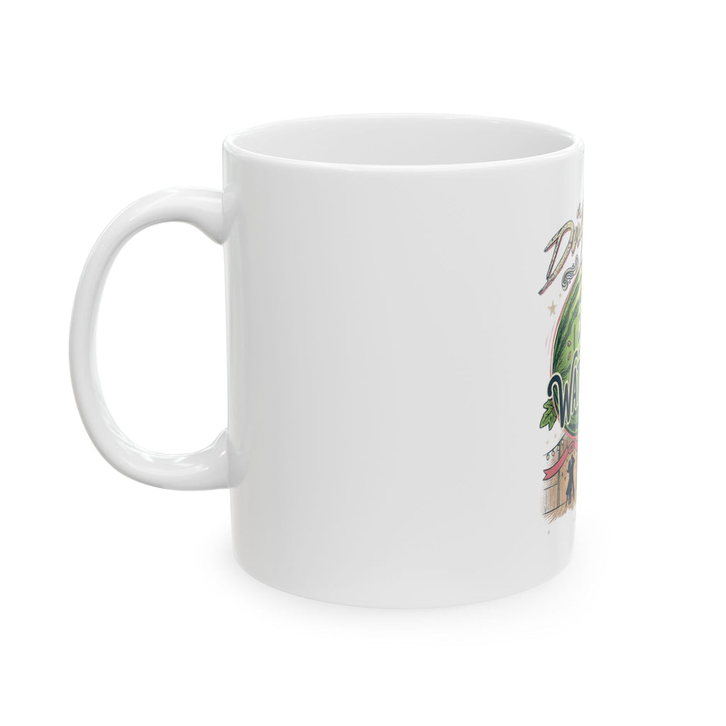 I Carried A Watermelon Ceramic Mug, Retro 80s Movie Quote Coffee Cup, Cute Nostalgic Gift for Movie Lovers