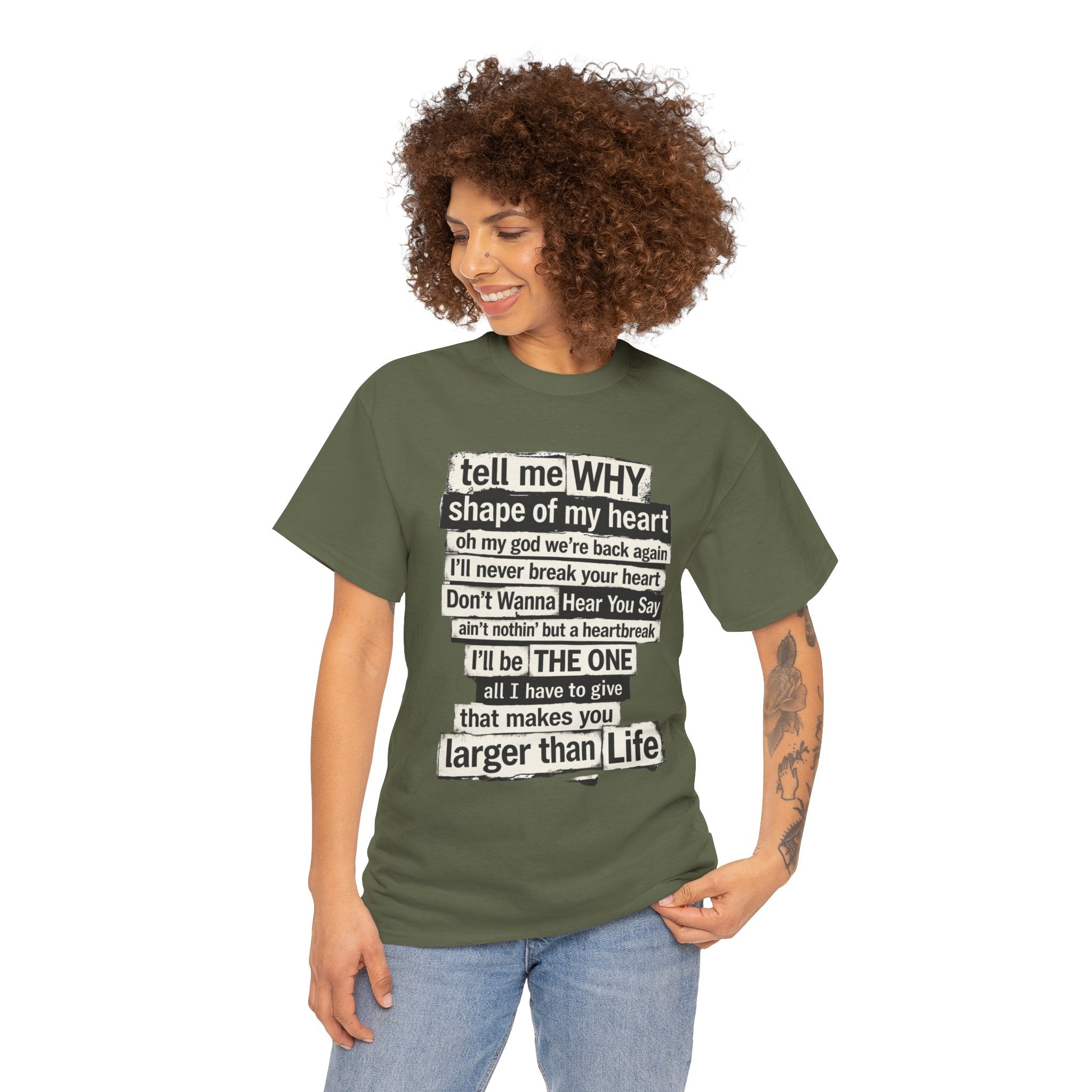 90's Boy Band Nostalgia Lyrics Tee | Concert Shirt for Vegas Sphere Residency