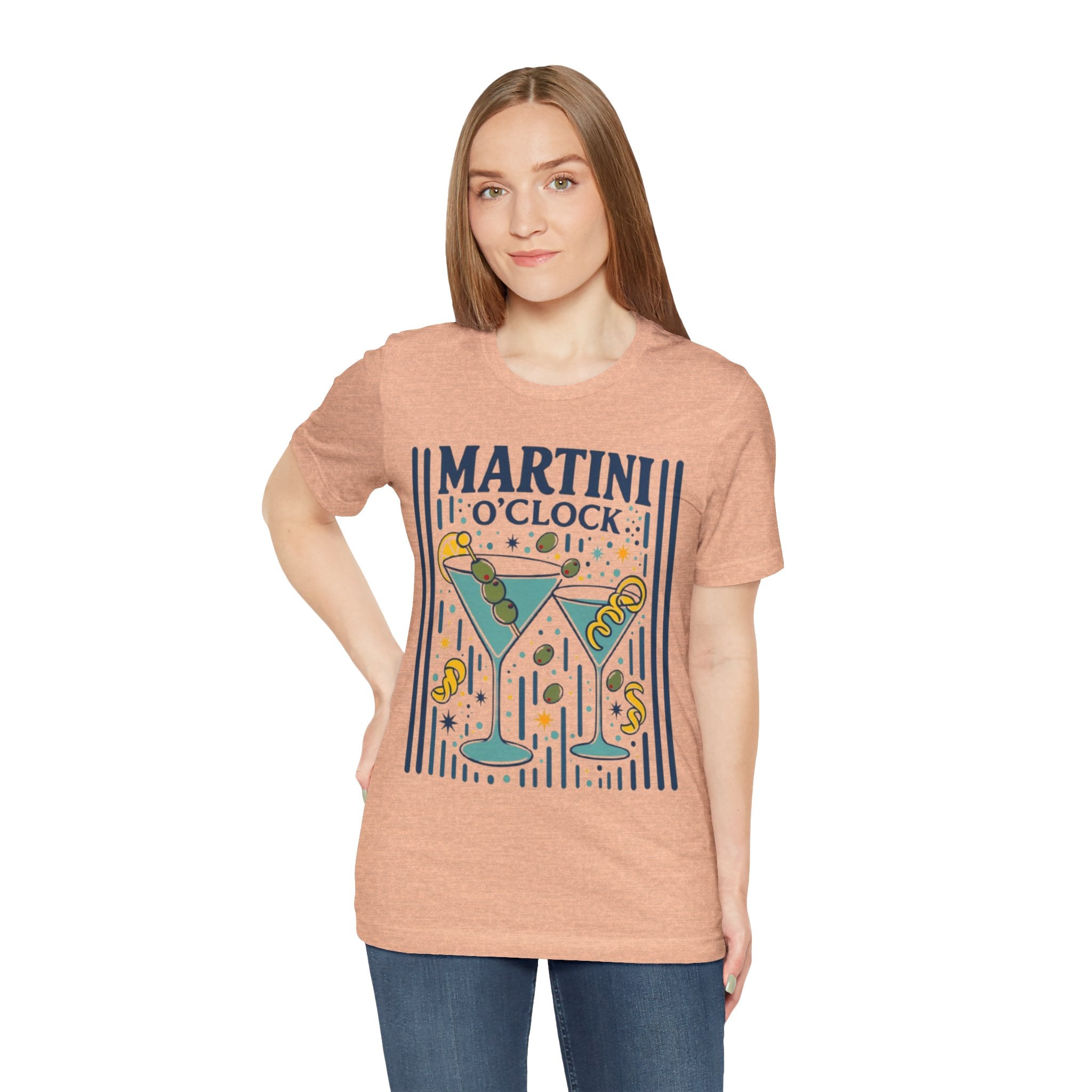 Martini O'Clock Martini Tee | Cocktail Graphic Shirt