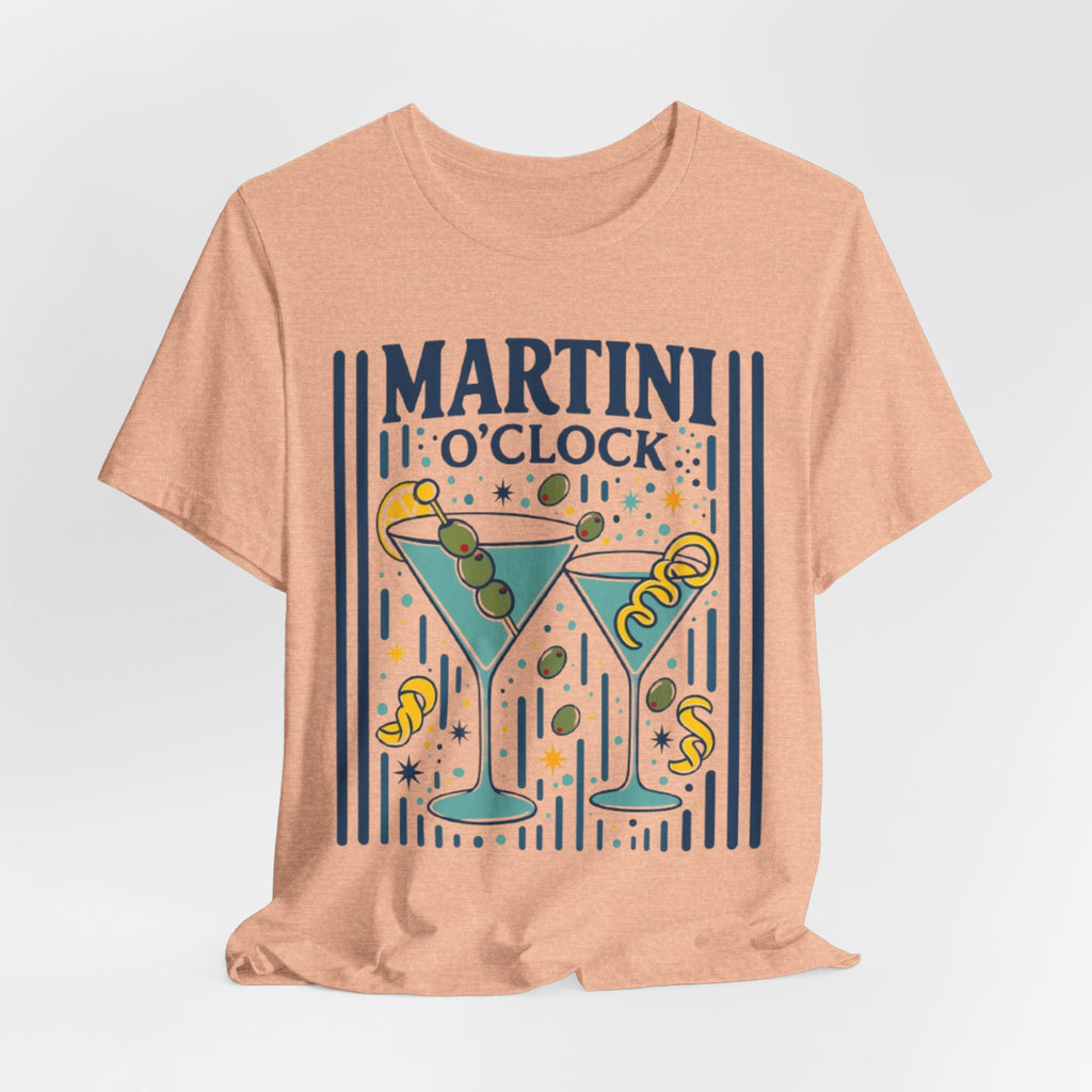 Martini O'Clock Martini Tee | Cocktail Graphic Shirt