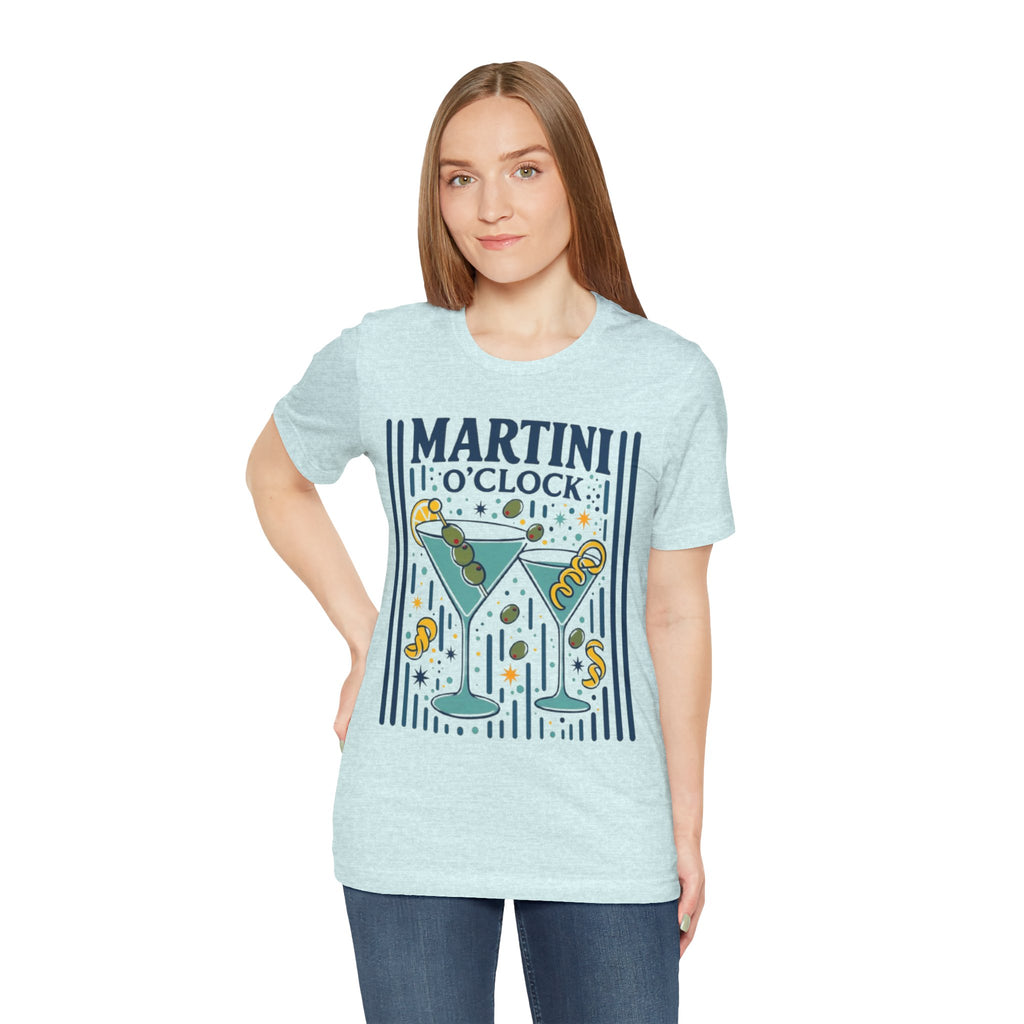 Martini O'Clock Martini Tee | Cocktail Graphic Shirt