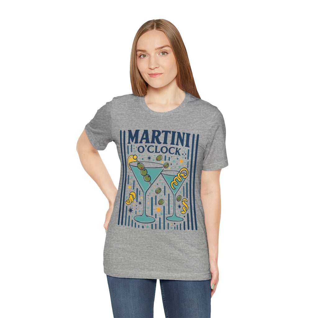 Martini O'Clock Martini Tee | Cocktail Graphic Shirt