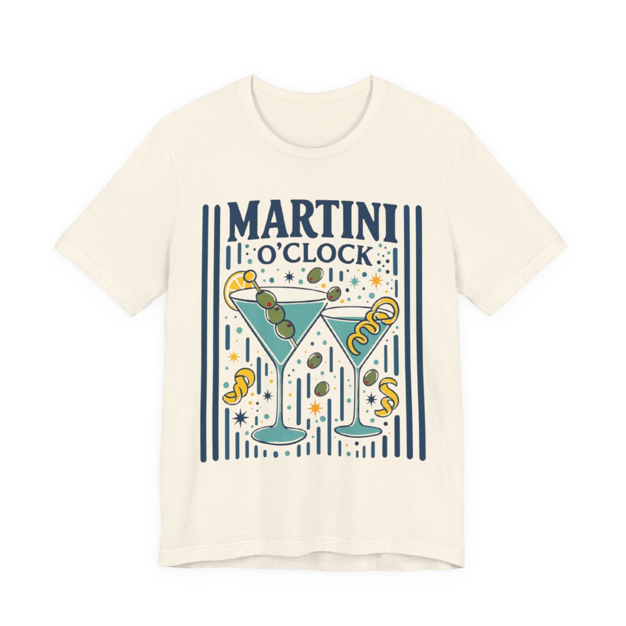 Martini O'Clock Martini Tee | Cocktail Graphic Shirt