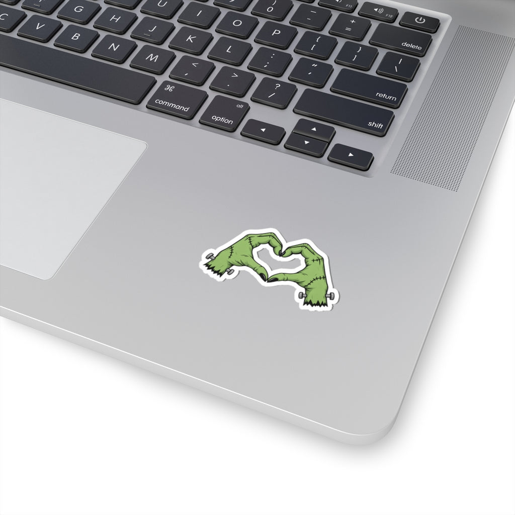 Frankenstein Hands Heart Sticker | Halloween Sticker