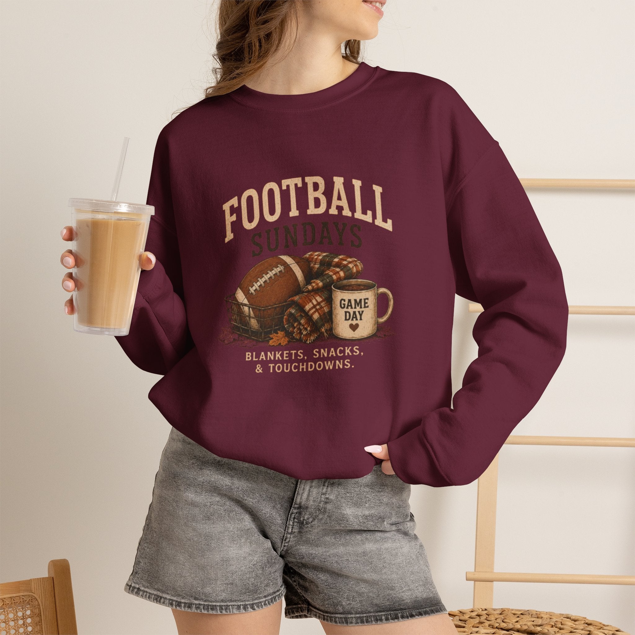 Football Sundays sweatshirt | Football, vintage helmet, game day crewneck
