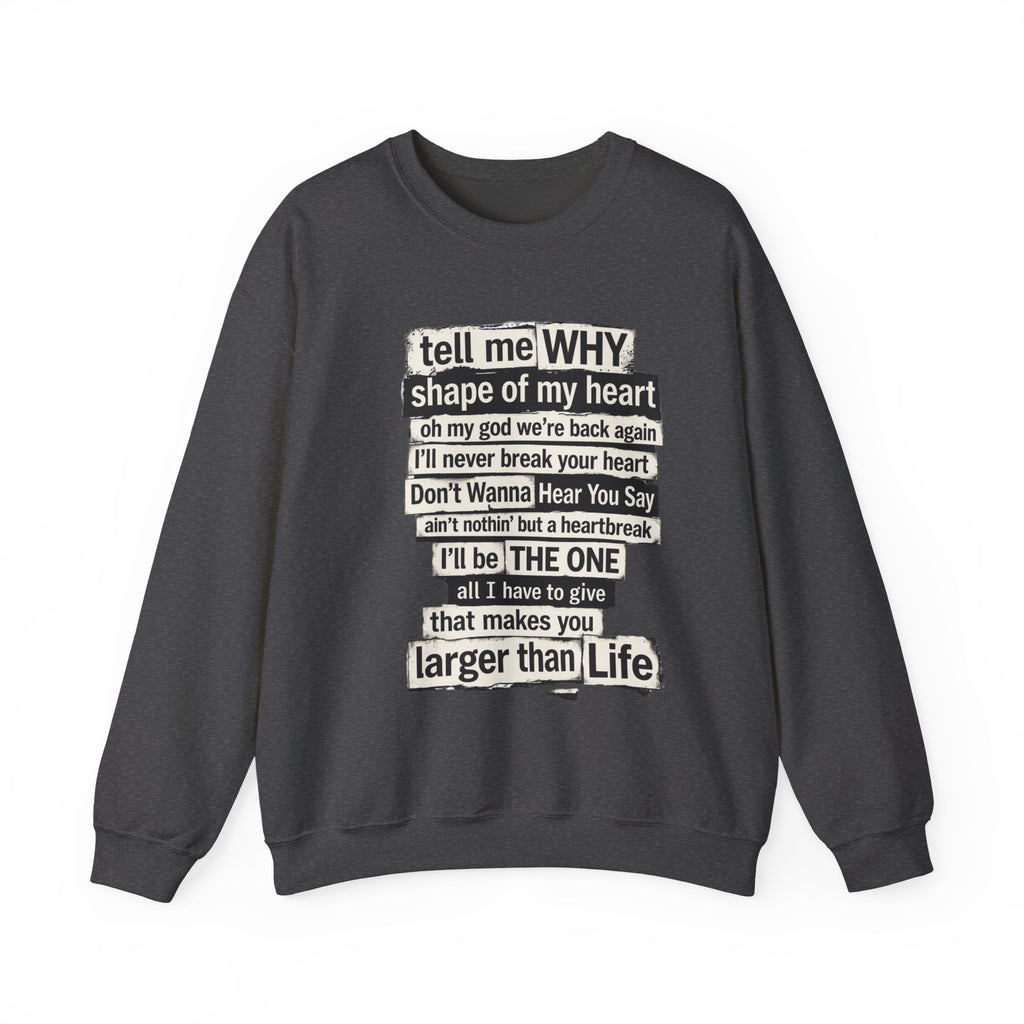 90s Boy Band Nostalgia Tee |  Greatest Hits Lyrics Sweatshirt | Las Vegas Sphere Concert Tee