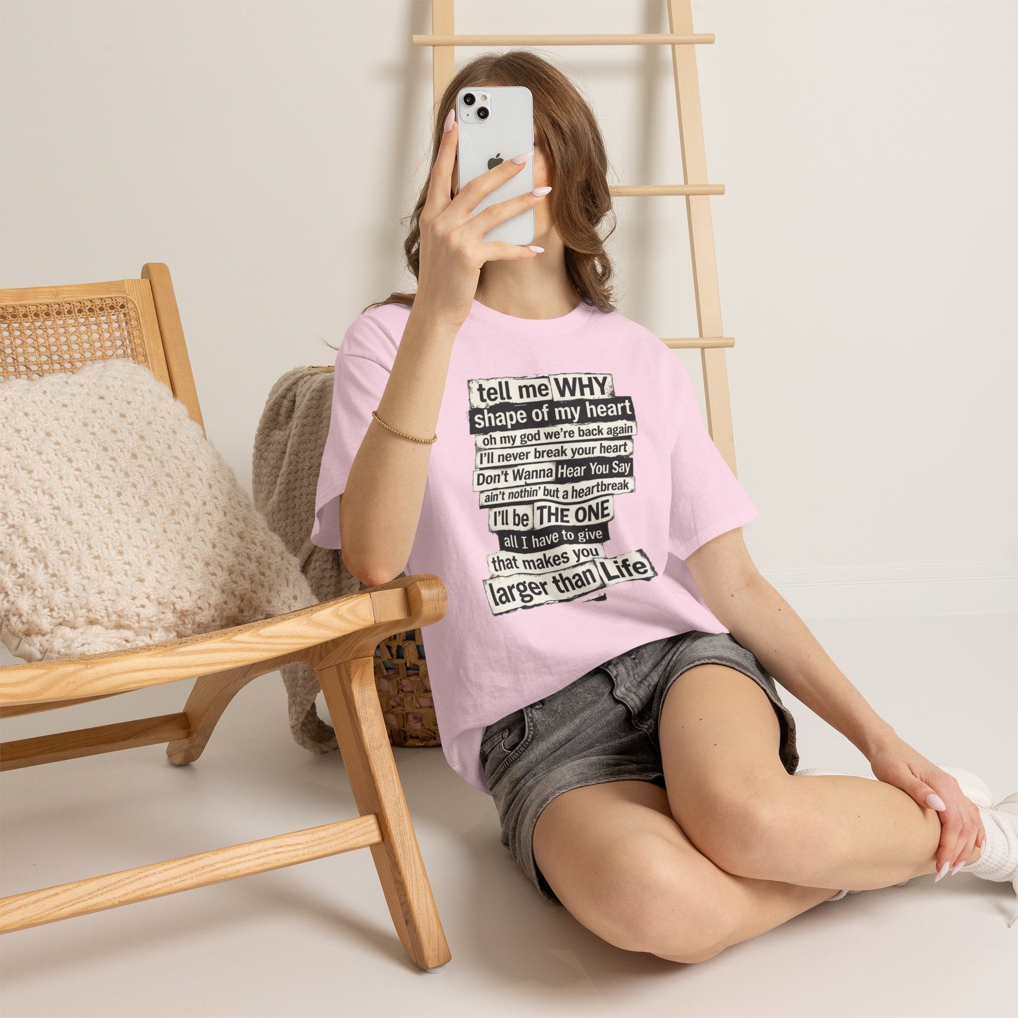 90's Boy Band Nostalgia Lyrics Tee | Concert Shirt for Vegas Sphere Residency