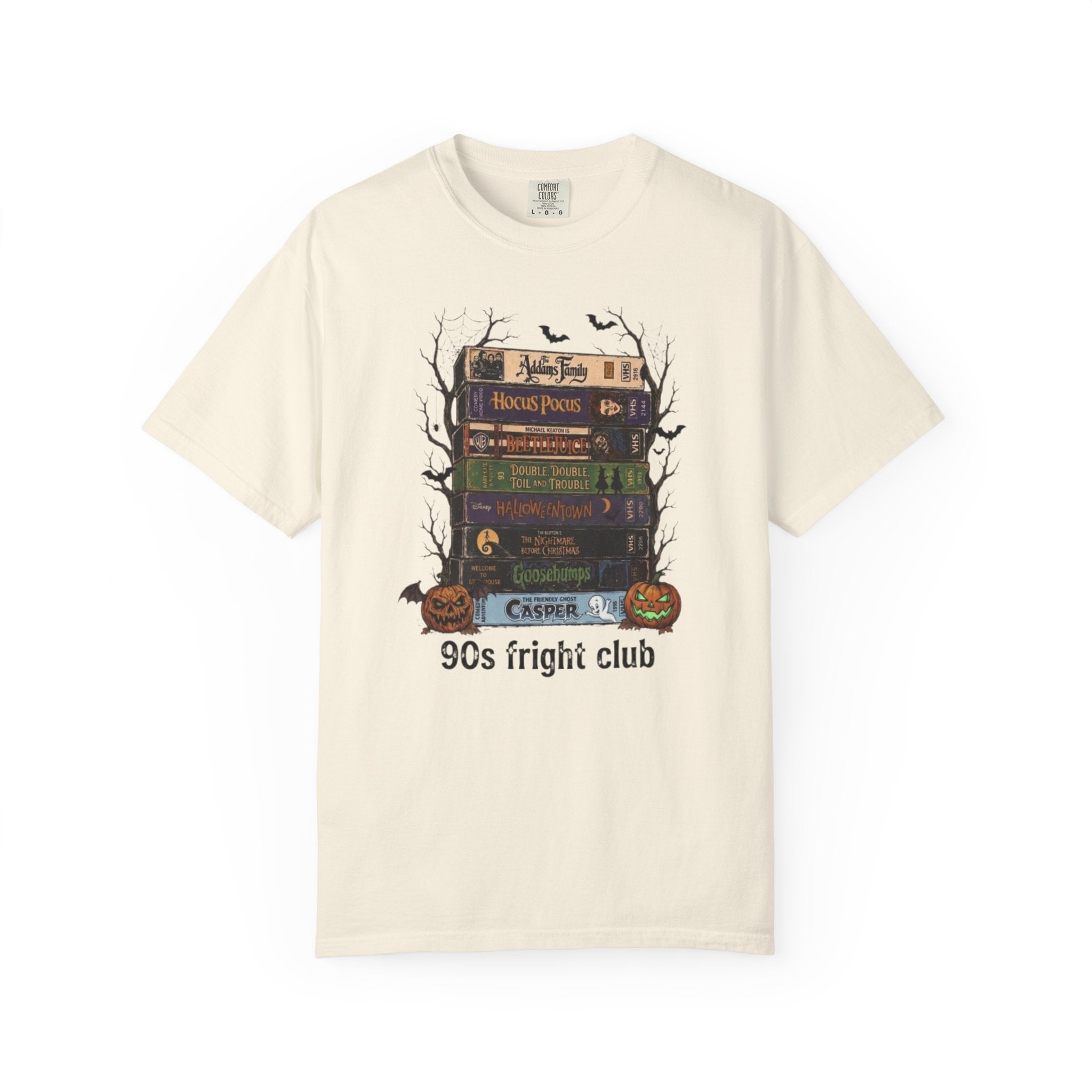 90s Fright Club Shirt | Vintage Nostalgic Spooky Movie Stack Comfort Colors Tee