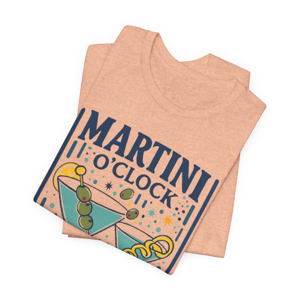 Martini O'Clock Martini Tee | Cocktail Graphic Shirt