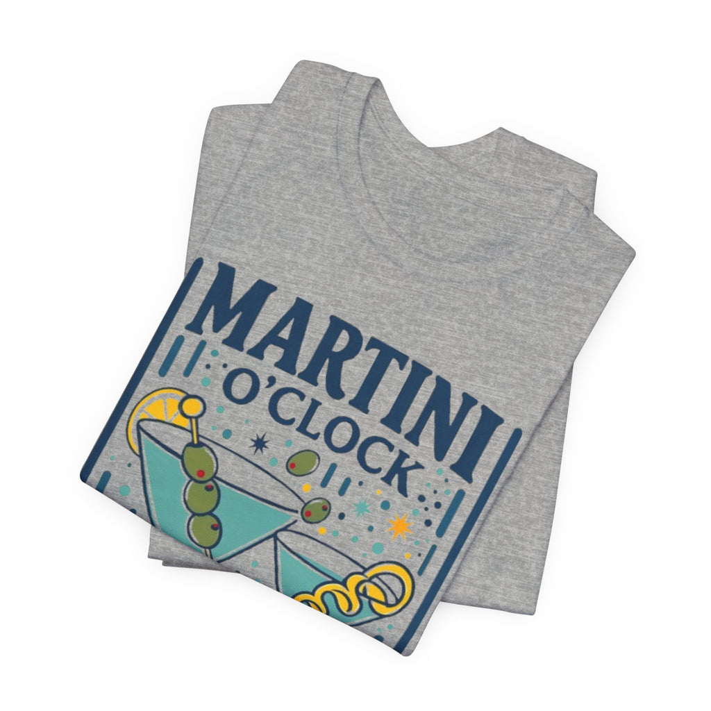 Martini O'Clock Martini Tee | Cocktail Graphic Shirt