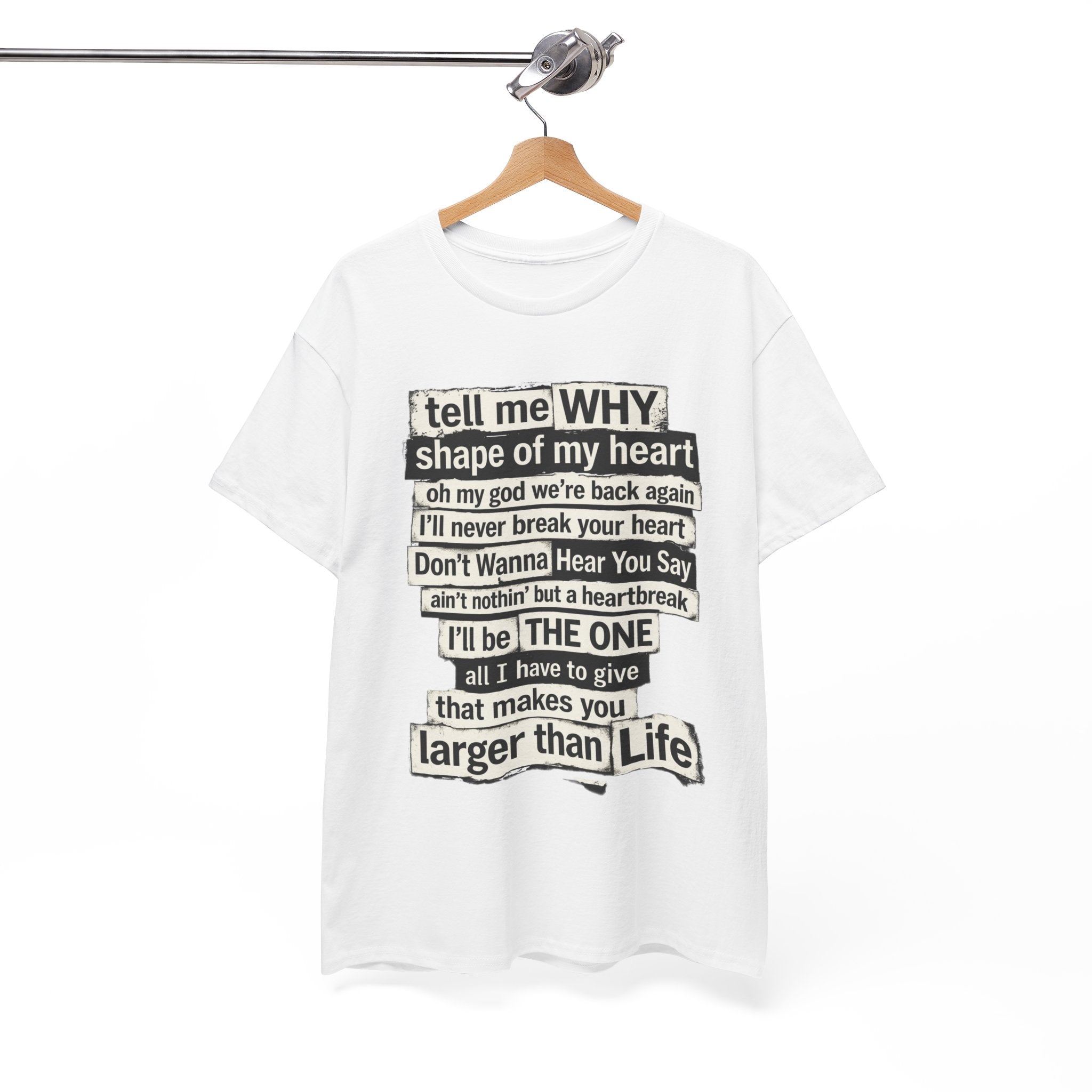 90's Boy Band Nostalgia Lyrics Tee | Concert Shirt for Vegas Sphere Residency