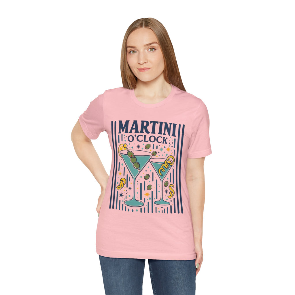 Martini O'Clock Martini Tee | Cocktail Graphic Shirt