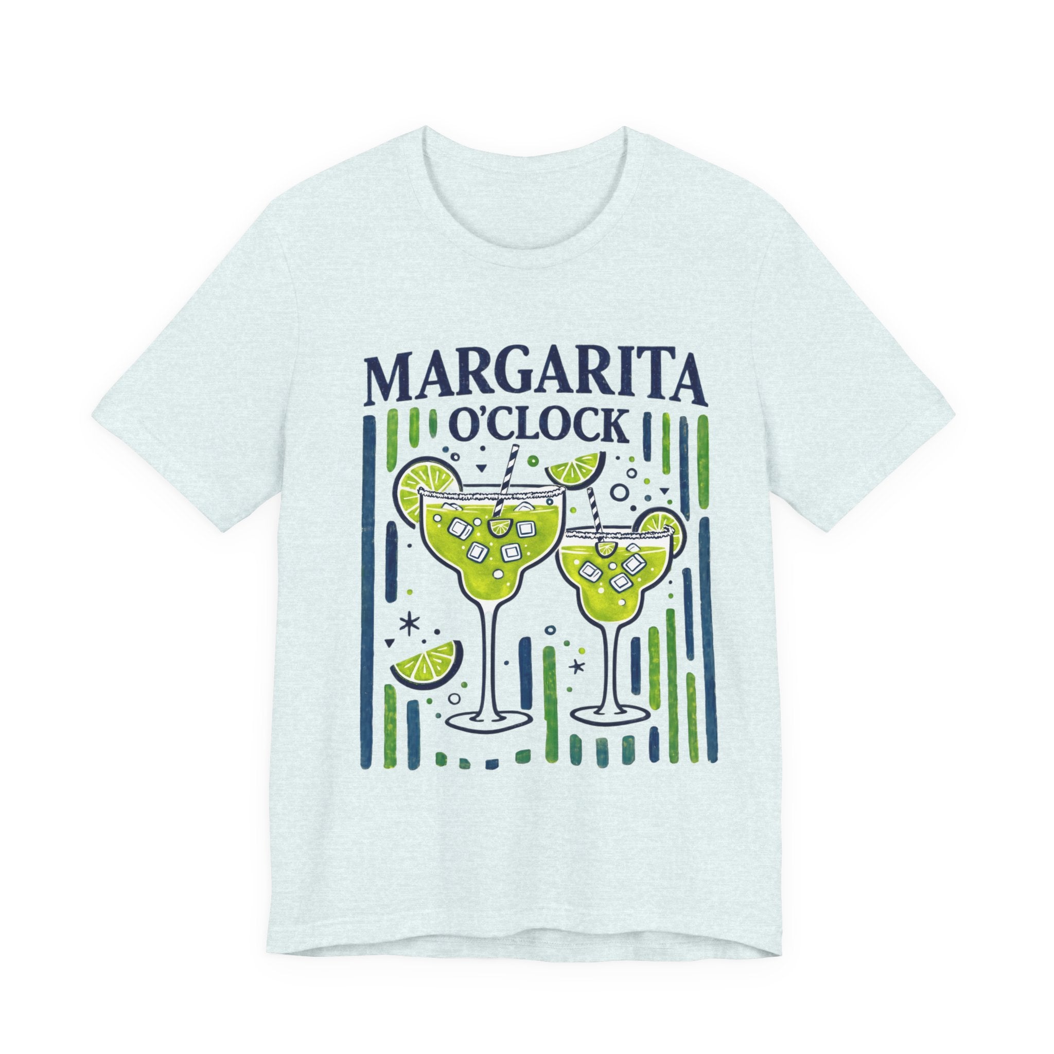 Margarita O'Clock Tee | Margarita Glasses Illustration