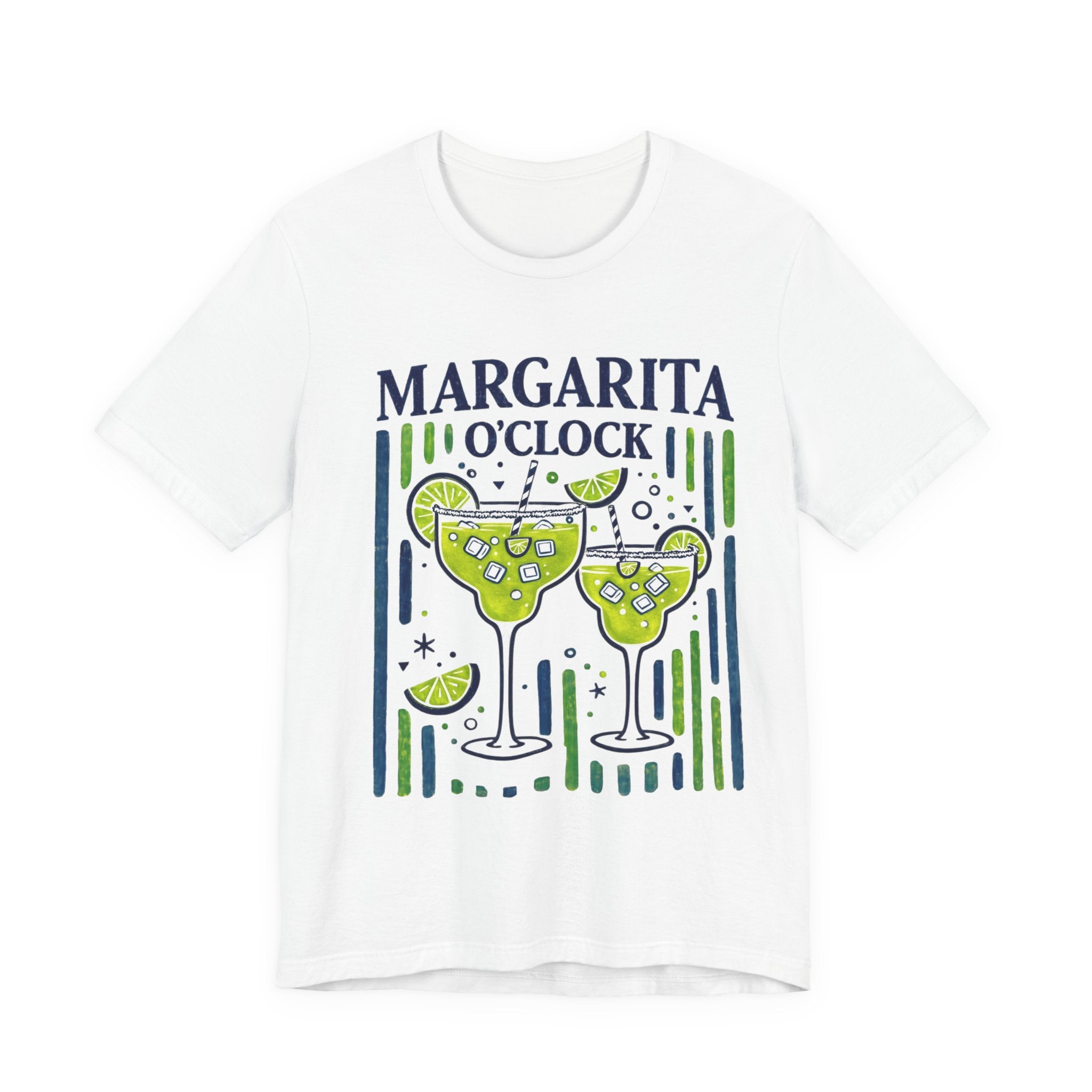 Margarita O'Clock Tee | Margarita Glasses Illustration