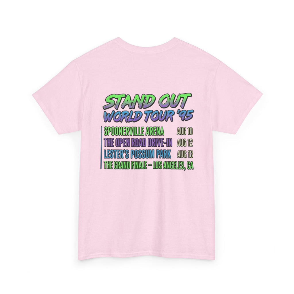 90s Pop Star Concert Tee | Retro Animated World Tour T-Shirt | Y2K Streetwear Graphic Top | 1990s Nostalgia Aesthetic Casual Shirt