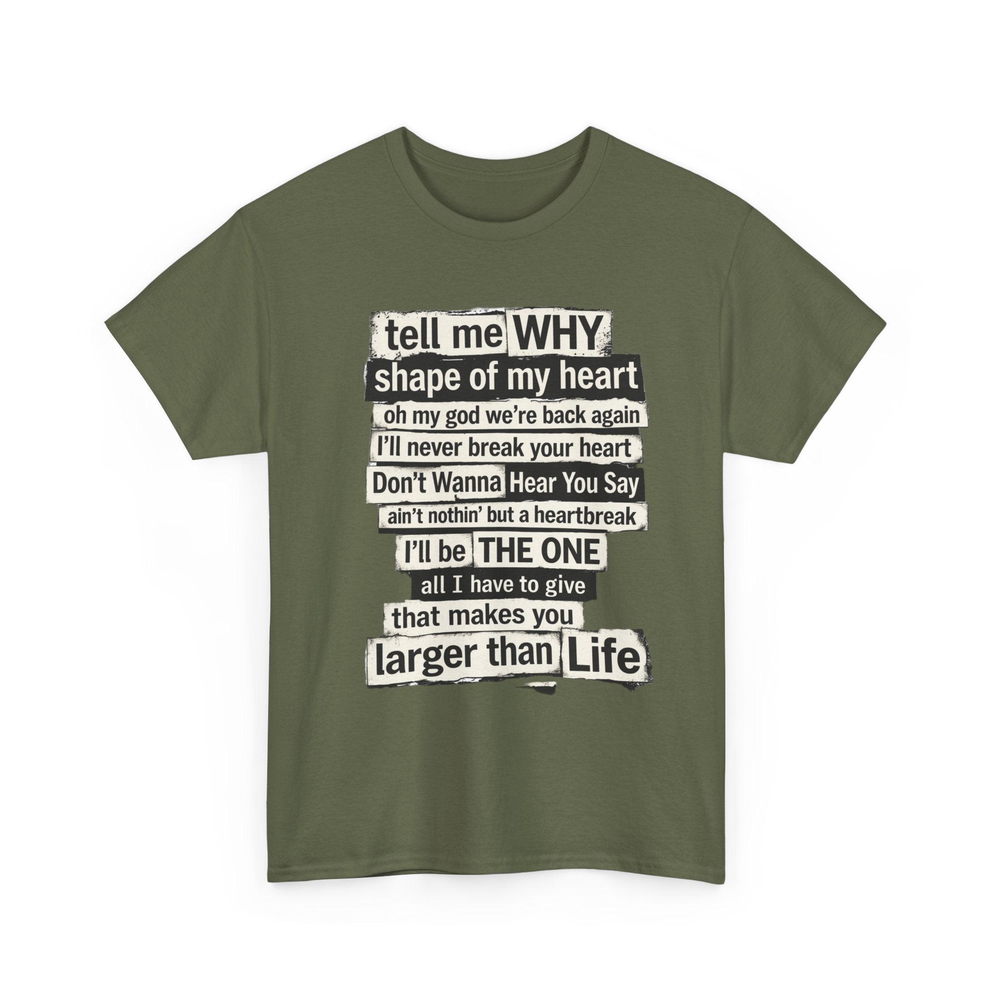 90's Boy Band Nostalgia Lyrics Tee | Concert Shirt for Vegas Sphere Residency